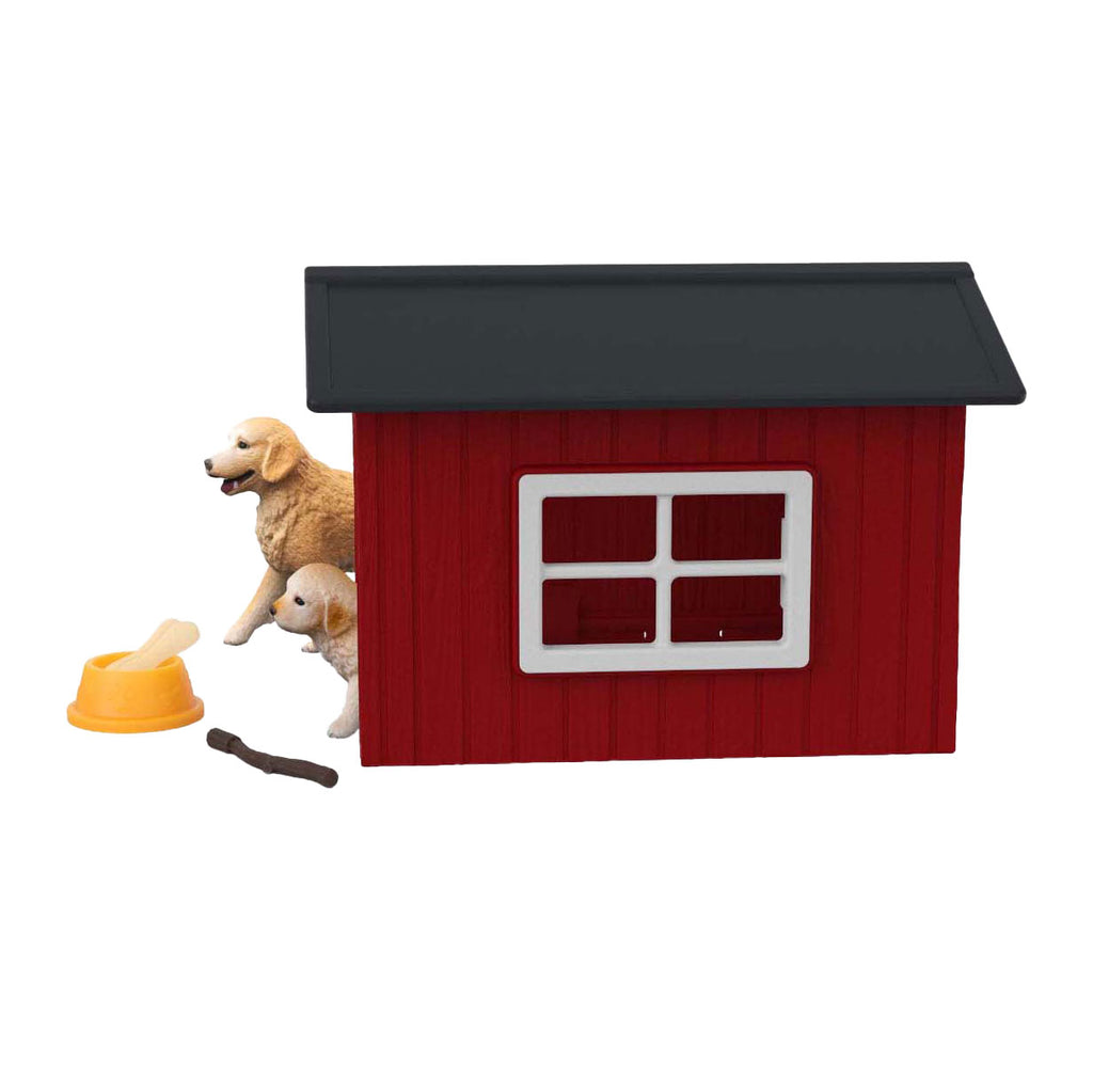 Schleich farm world - hondenhok met golden retrievers - 42722