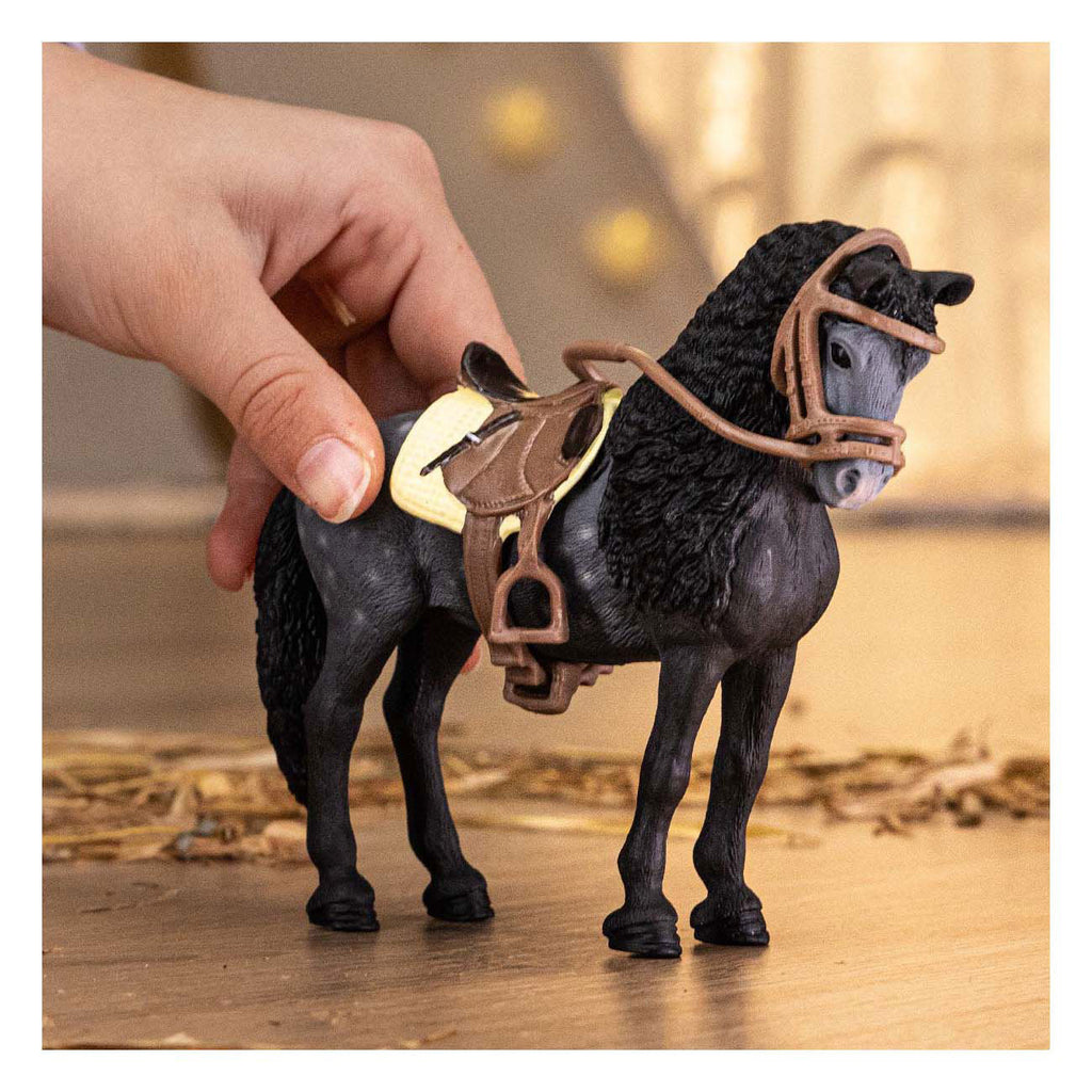 Schleich 42708 pura raza espanola mare with saddle and bridle | 2 stuks