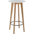 Ty tafel wohnling eiken, ijzer, mdf (medium-densi fibreboard) 4-zits vast