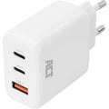 Act connectivity usb-c usb-a lader 65w 3-poorts met power delivery pps, quickcharge en ganfast (wit, 2x usb-c, 1x usb-a)