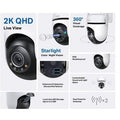 Tp-link tapo c520ws beveiligingscamera buiten - 2.5k qhd - 360° horizontaal 130° verticaal - ip66- wifi camera