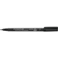 Permanent marker staedtler lumocolor zwart 0,6mm