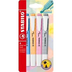 Stabilo Swing Cool - Textmarker - 4er-Set