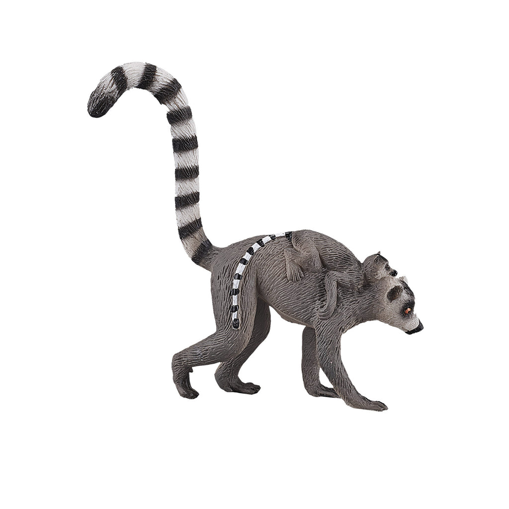 Mojo Wildlife Ringelschwanzlemure mit Jungtier - 387237