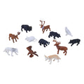 Mojo Wildlife Mini-Waldtier-Spielset, 12-teilig - 380054