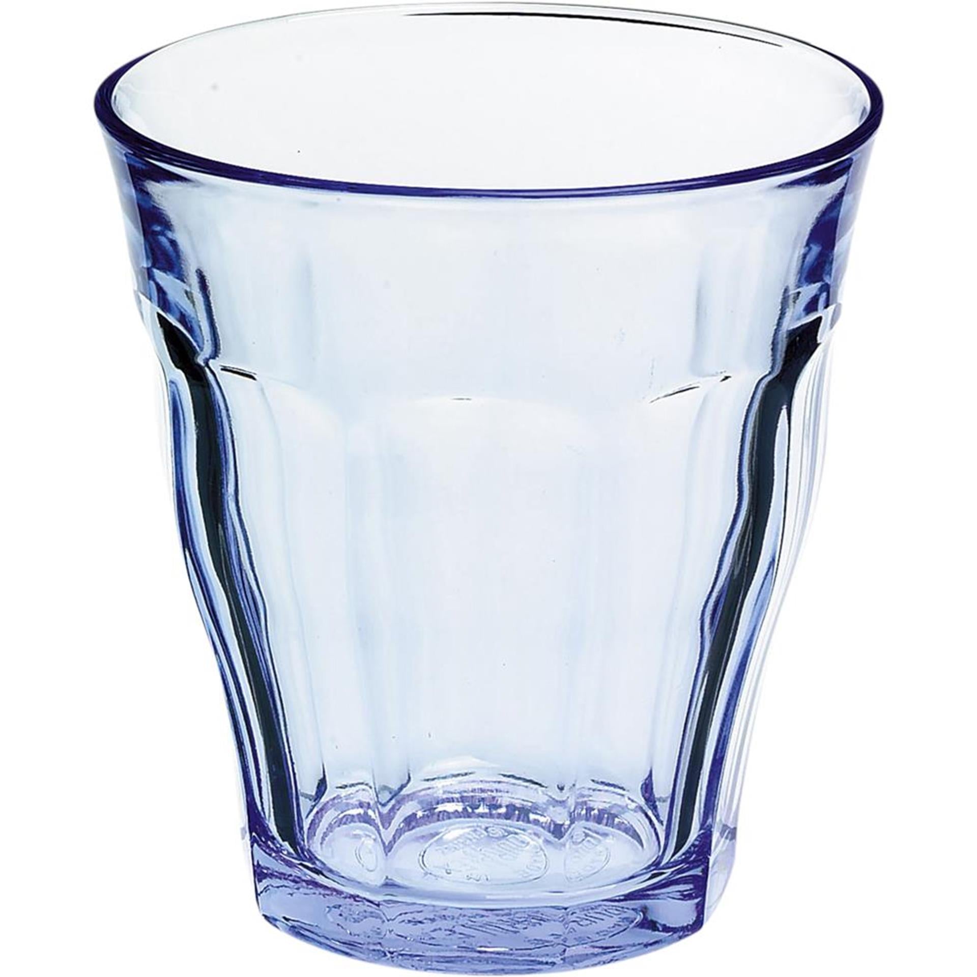 Duralex glas picardie blauw 200ml 6stks