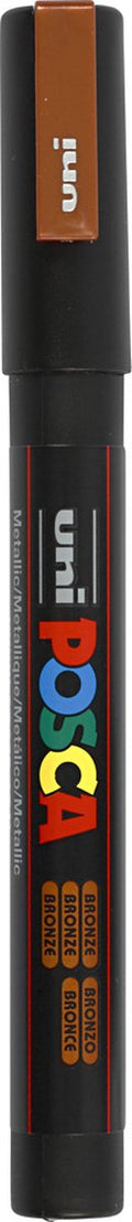 Uni Posca pc3m Acrylmarker Bronze – runde Spitze bis 1,3 mm