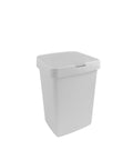 Sunware delta prullenbak 25 liter klepdeksel wit kunststof 39,7x34,5x56,4cm