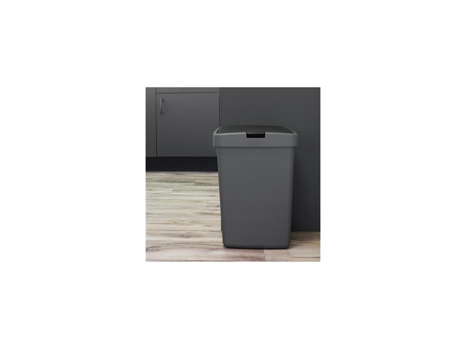 Sunware Delta Abfalleimer 50l Metall schwarz