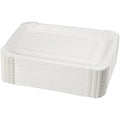Platte langwerpige borden, afm 20x13 cm, 250 stuk 1 doos