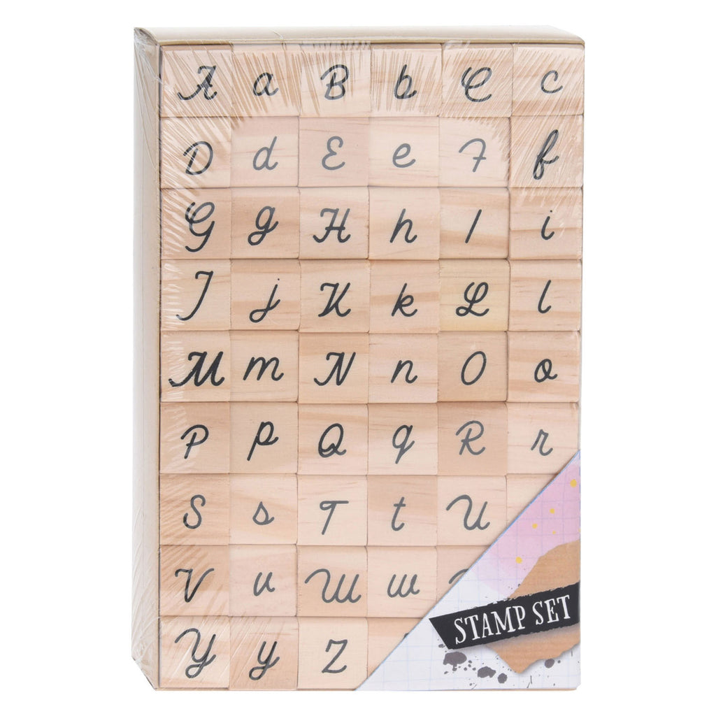 Buchstabenset Alphabet Holz, 54DLG.