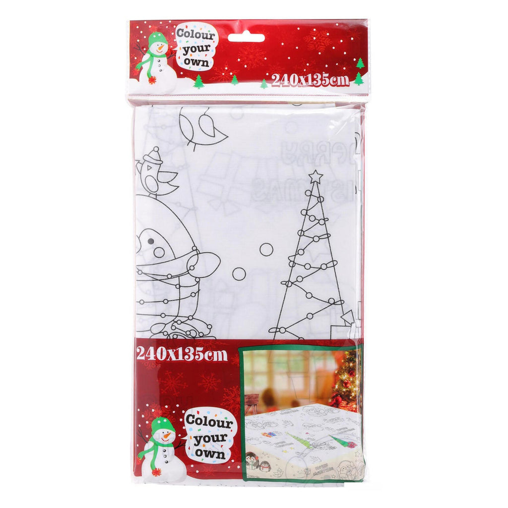 Bunte Tischdecke Weihnachten