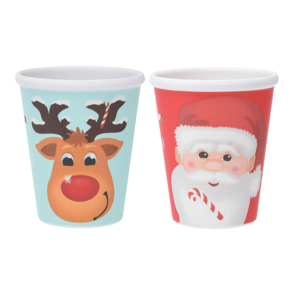 Kerst beker melamine, 250ml