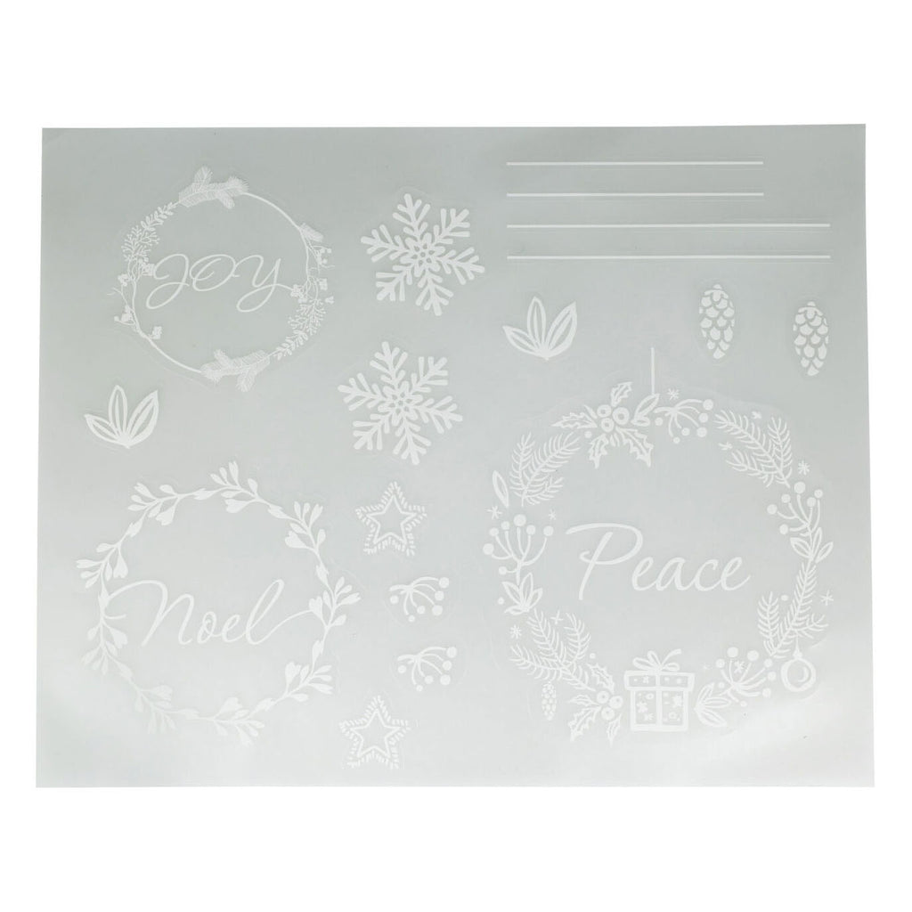 Raamsticker kerst thema