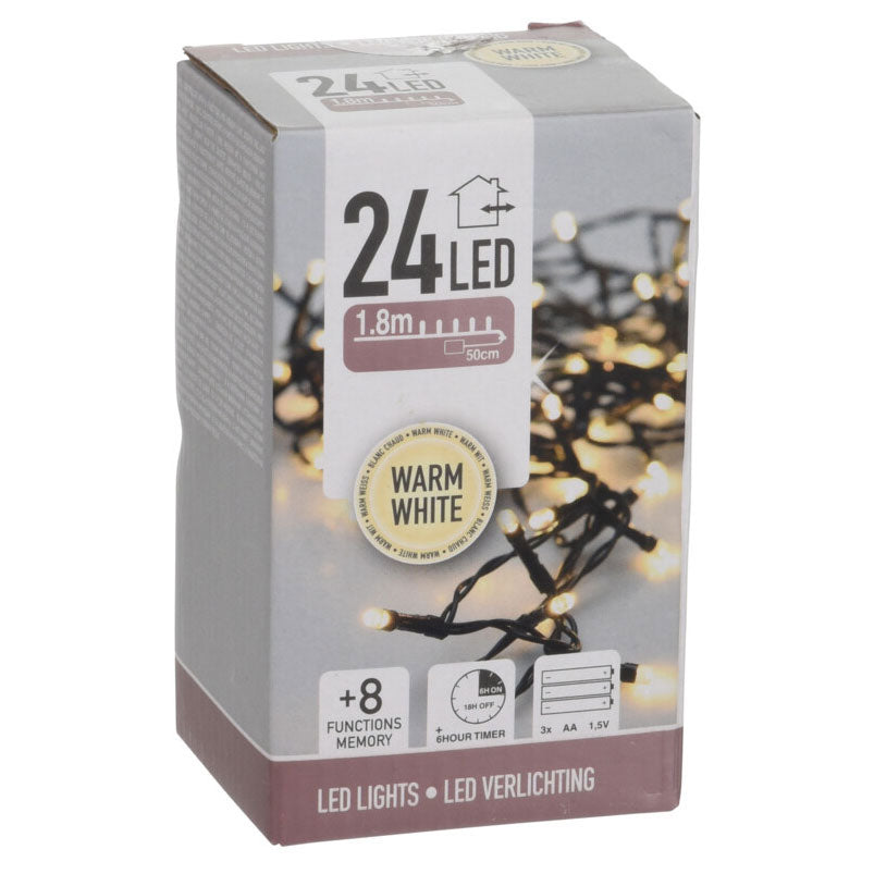 Home styling batterijverlichtng 24l warm wit 2mtr