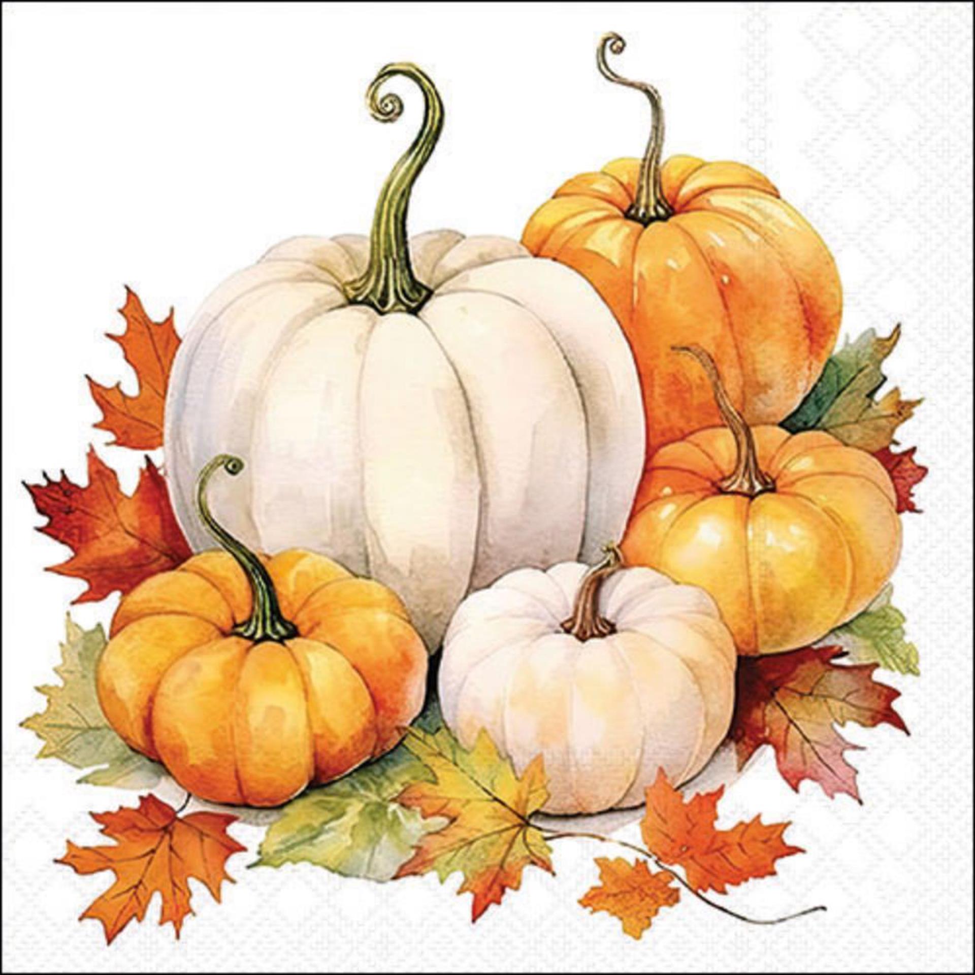 Ambiente servetten 33cm pumpkin season
