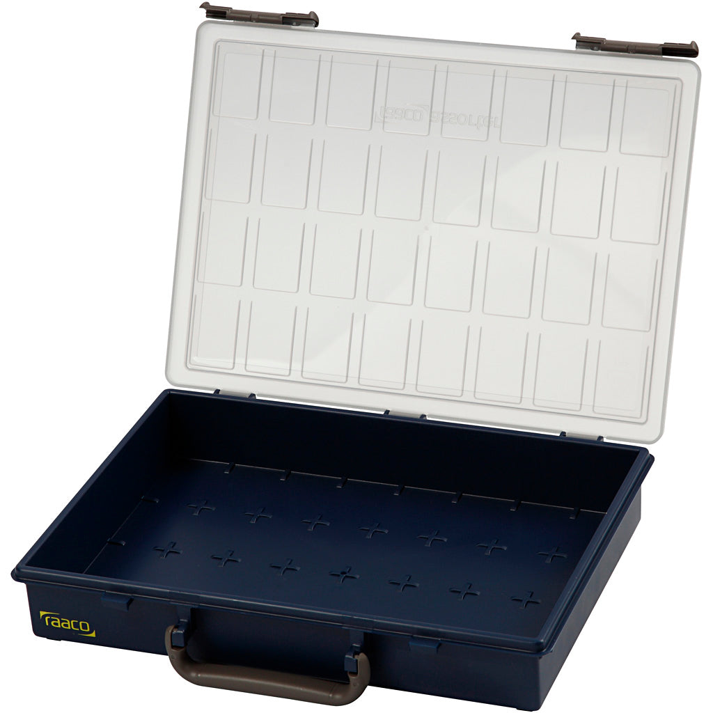 Raaco opslag box, zonder losse inzet boxen, h: 8 cm, afm 33,8x26,1 cm, 1 stuk