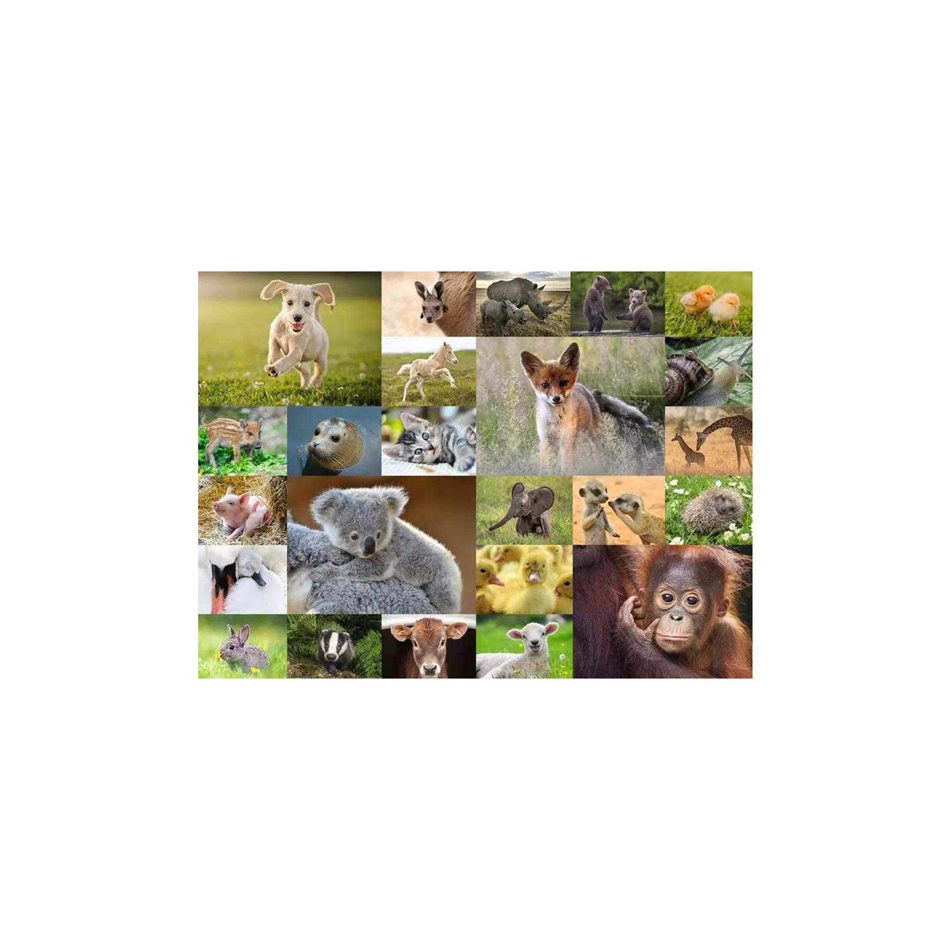Ravensburger Puzzle „Niedliche Babytiere“, 200 Teile, XXL