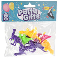 Werbegeschenke: Bunte Dinosaurier, 8 Stück.