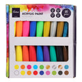 Acrylfarben-Set, 18-teilig.