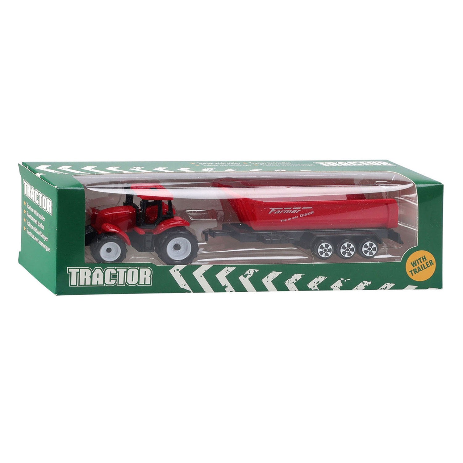 Traktor mit Anhänger, 20,5 cm