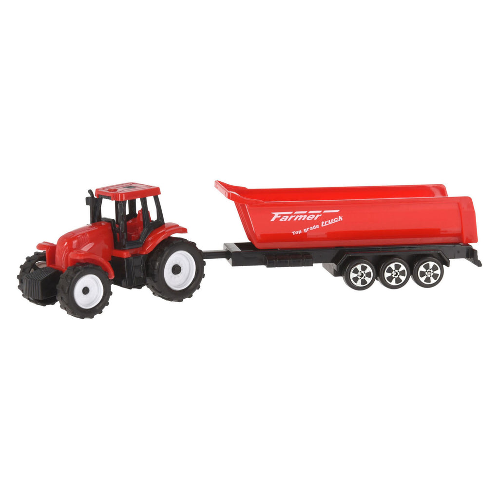 Traktor mit Anhänger, 20,5 cm