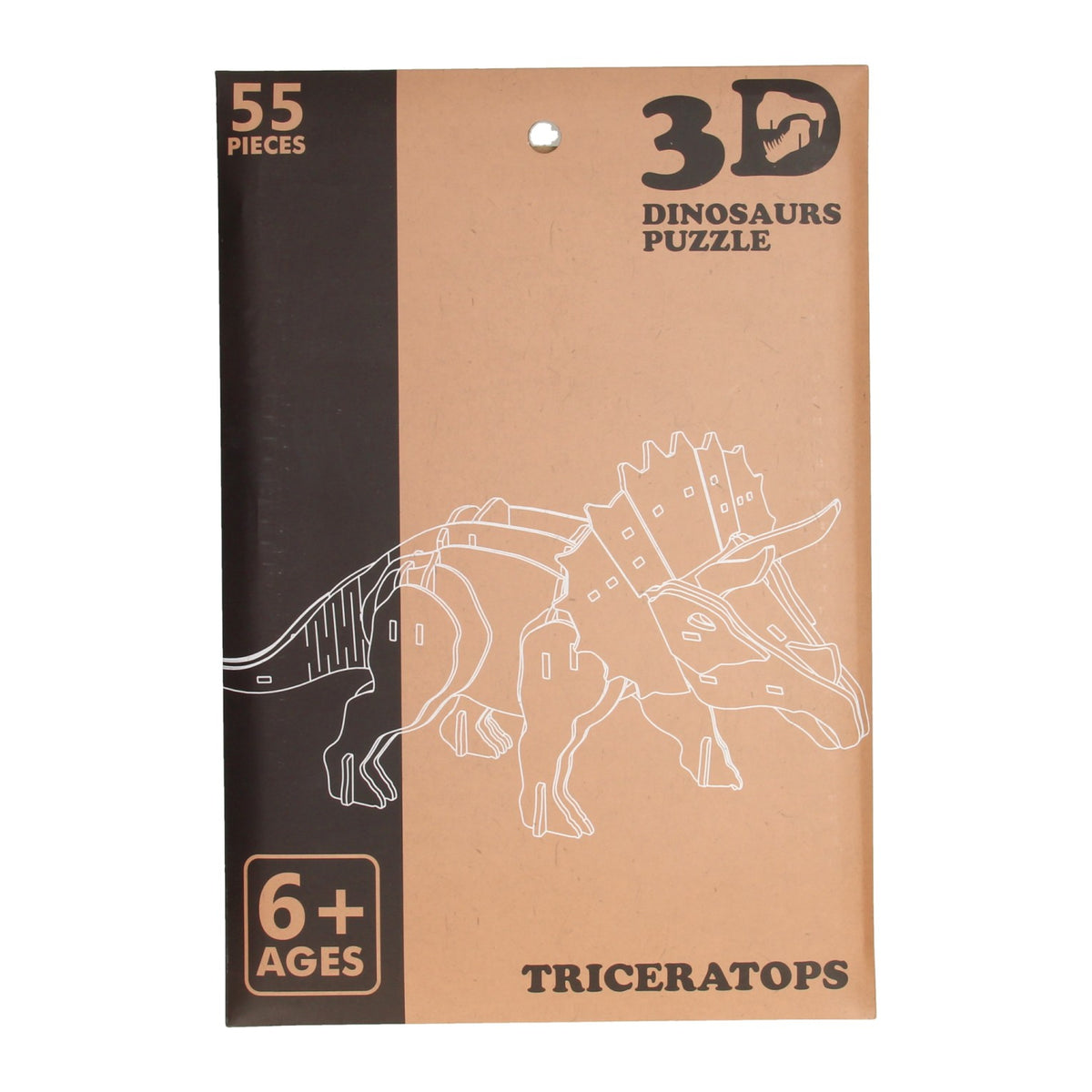 Koopman houten 3d puzzel dinosaurus