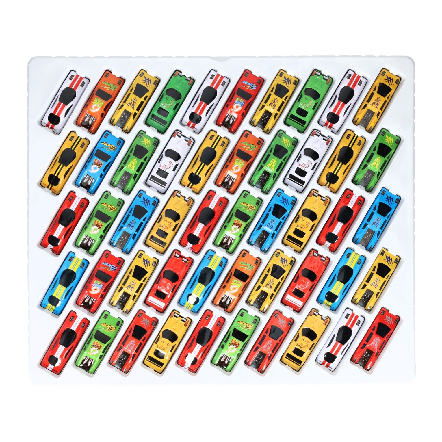 Koopman speelgoedauto's, set van 50
