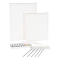 Schildersset met canvas, verf en penselen