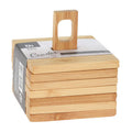 Bambus-Untersetzer, 6er-Set