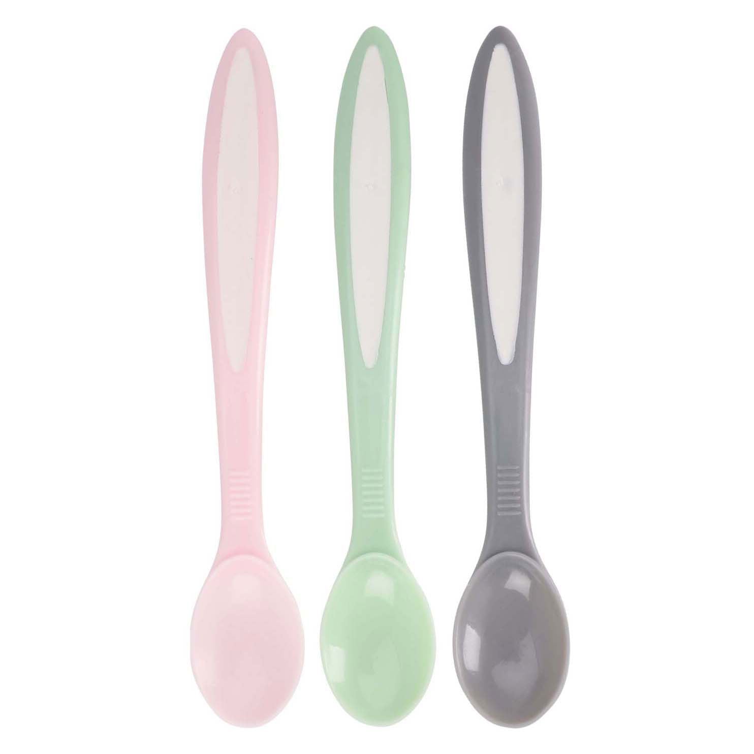 Set mit 5 Babylöffeln in Pastellfarben