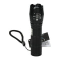 Zaklamp zwart, 13cm