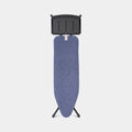 Brabantia strijkplank b 124x38cm denim blue met stoomunithouder