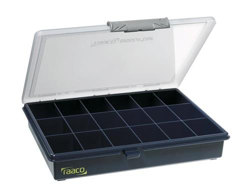 Raaco assortimentsdoos assorter, 18 vaste vakken - 136167 - 136167