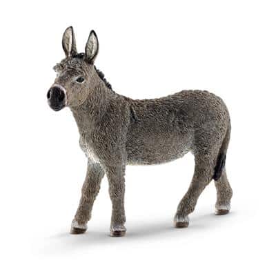 Schleich speelfiguur van een ezel 13772