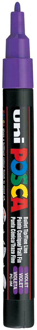 Uni Posca Posca uni pc3m Lackmarker lila - runde Spitze bis 1,3 mm
