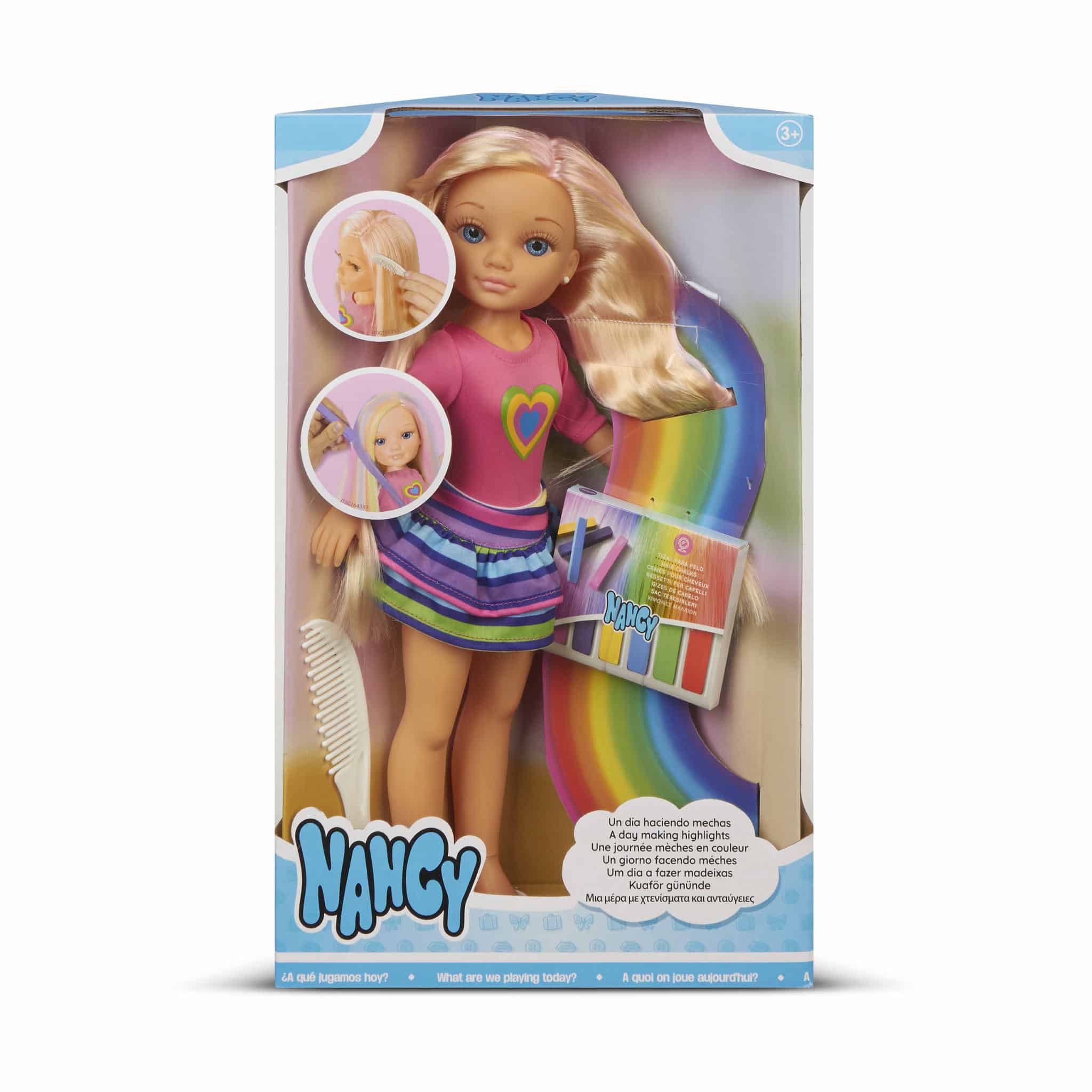 Famosa nancy pop een dagje highlights maken in vele kleuren