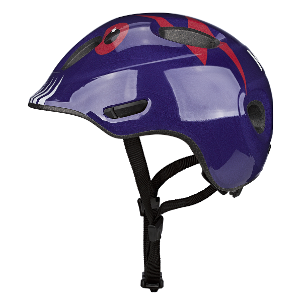Ked fietshelm meggy spark m (50-55cm) - paars blauw