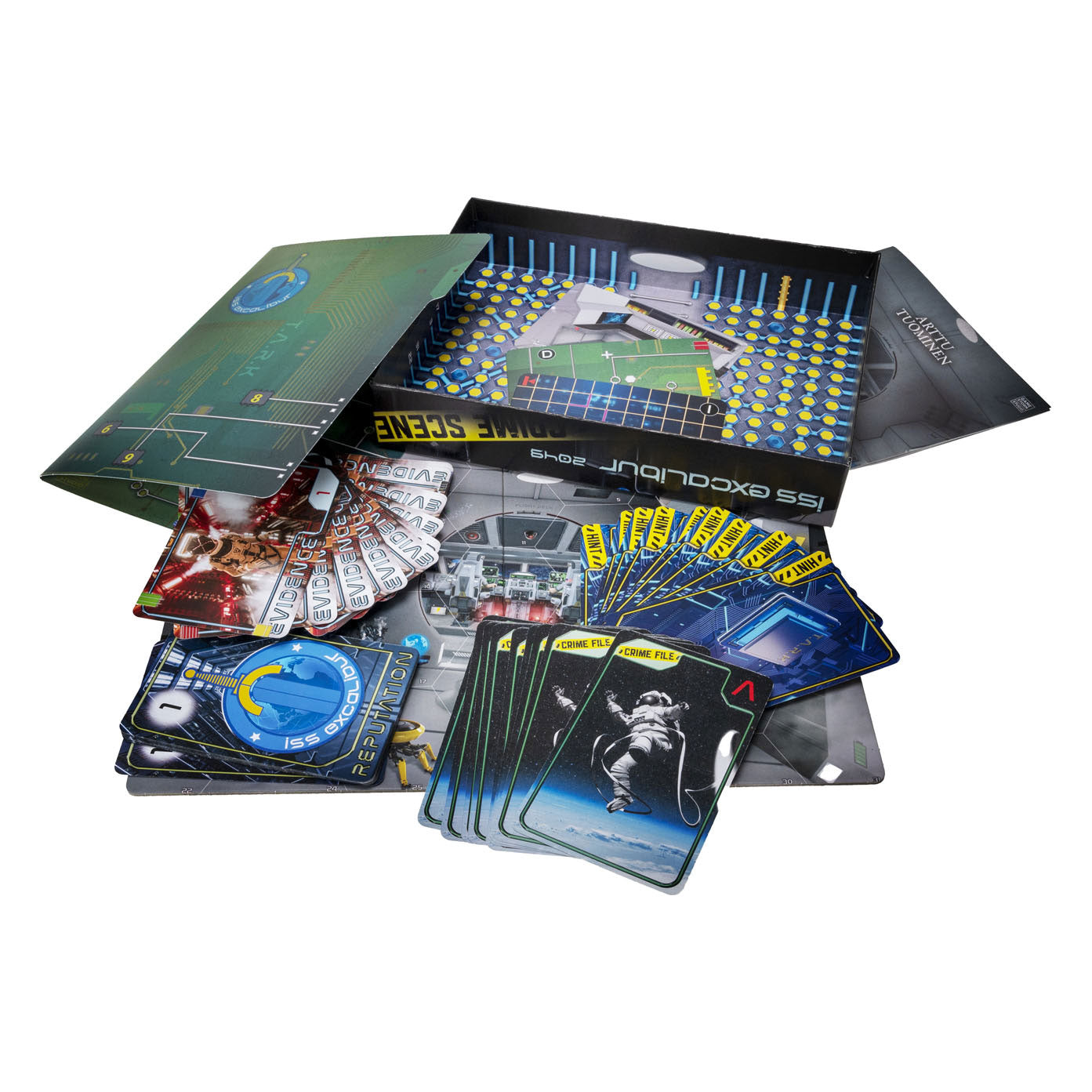 Tactic Crime Scene Iss Excalibur en Brettspiel