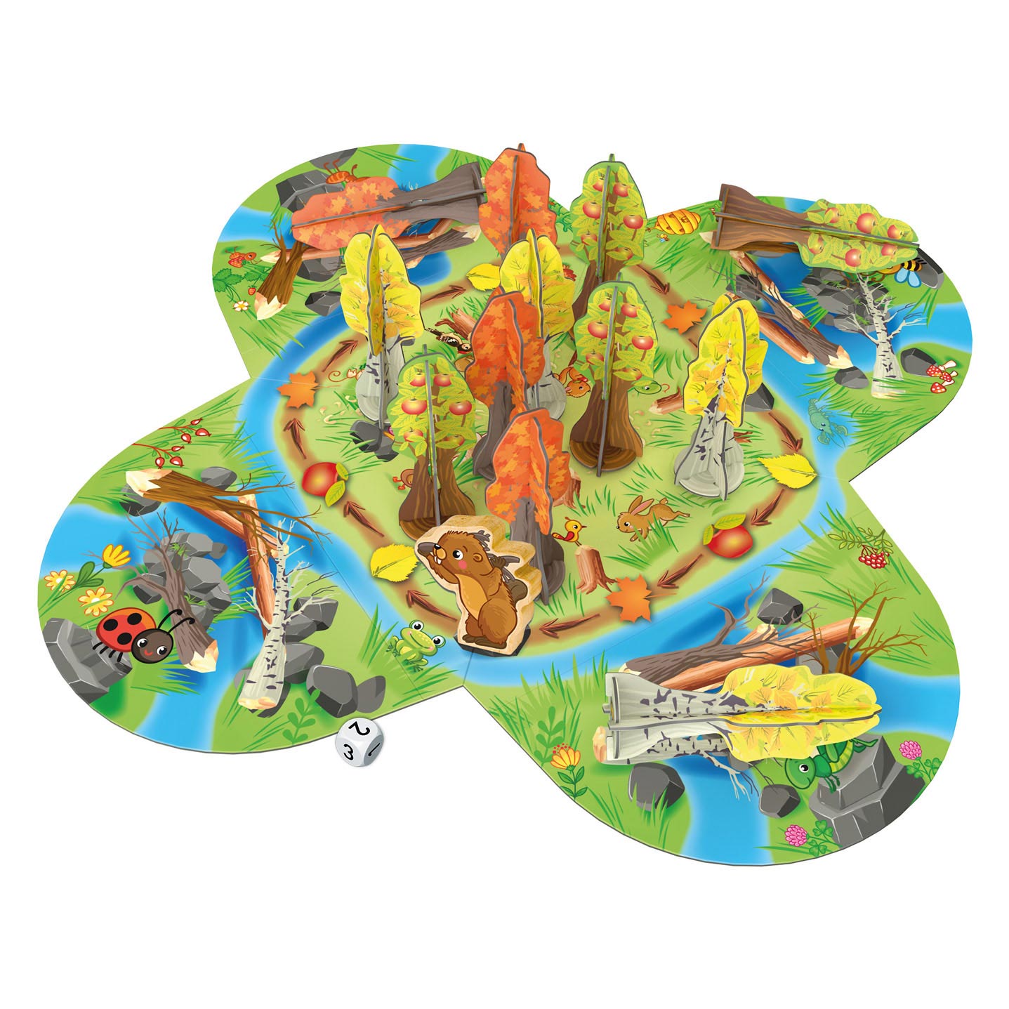 Taktik-Brettspiel „Fleißiger Biber“