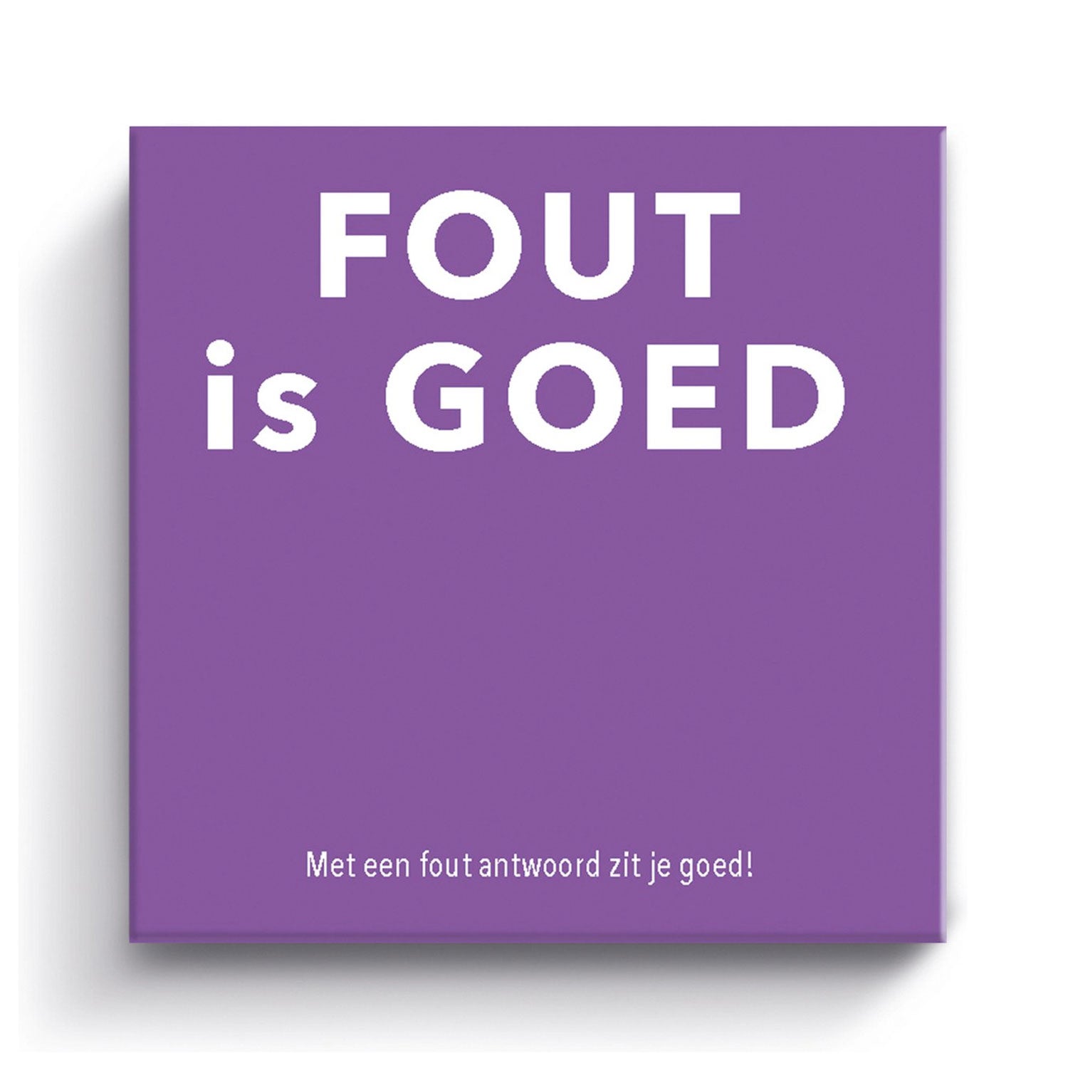 Tactic gift game: fout is goed kaartspel