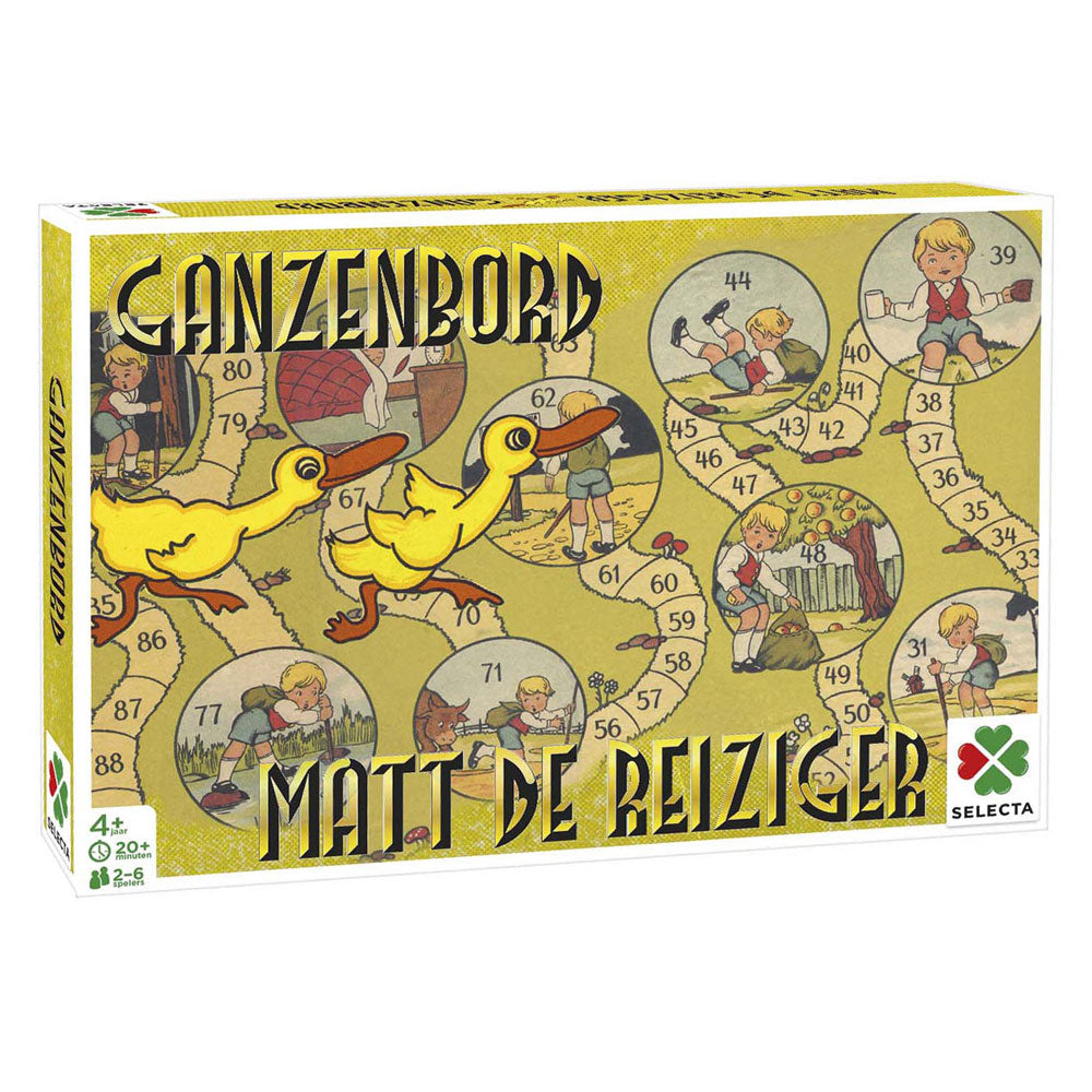 Selecta bordspel spellen van toen - matt de reiziger ganzenbord
