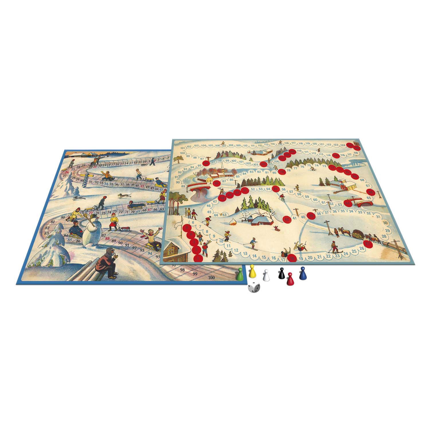 Selecta Brettspiele aus der Vergangenheit - Schlitten-Ski-Club