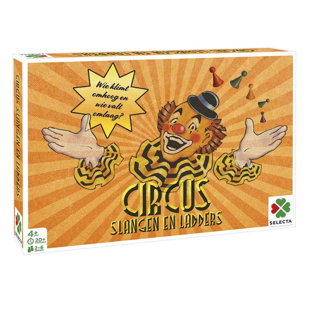 Selecta Brettspiele aus der Vergangenheit - Zirkus Schlangen und Leitern