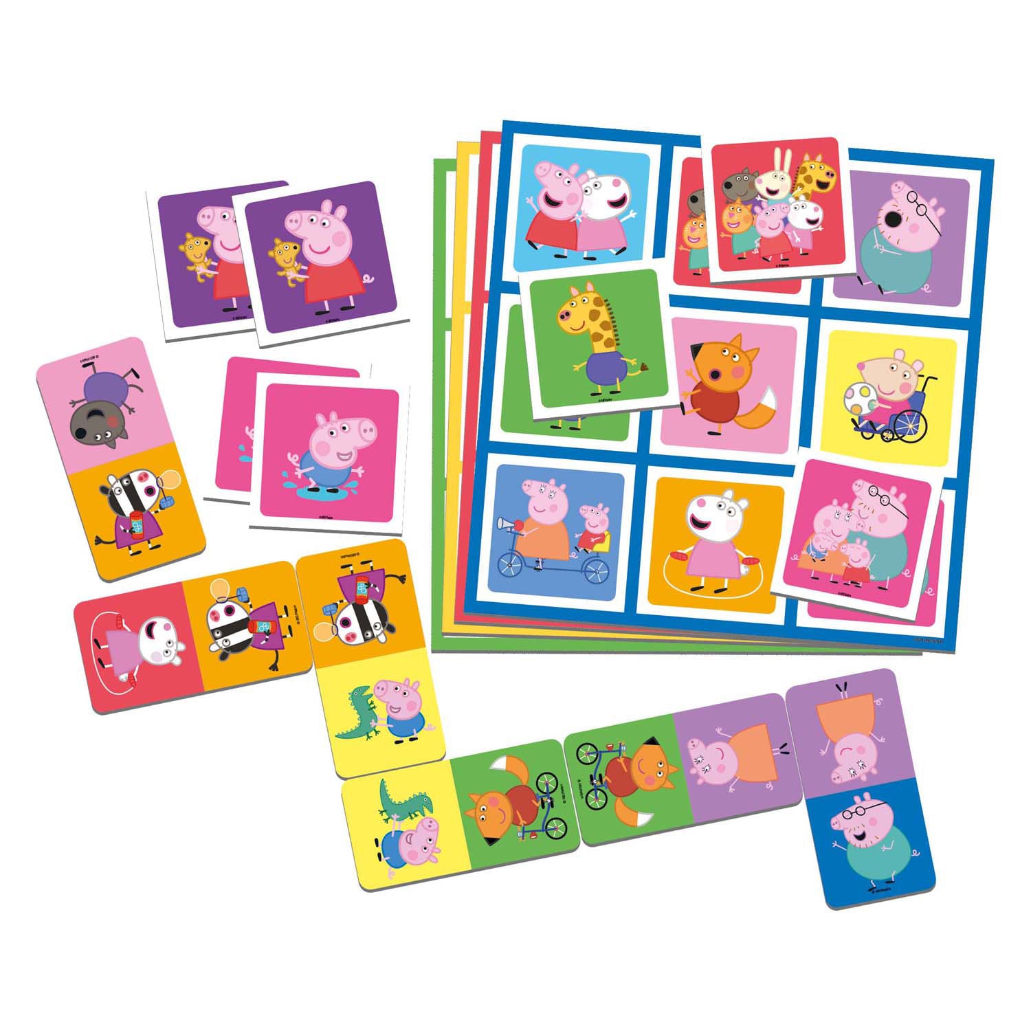 Selecta Peppa Pig 3n1 Memo-Lotto-Domino