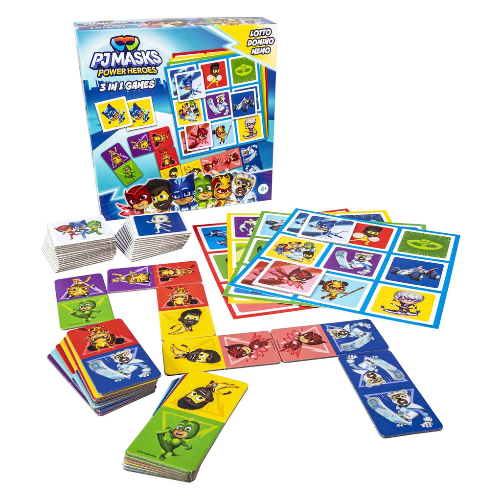 Selecta Pj Masks 3in1 Memo Lotto Domino