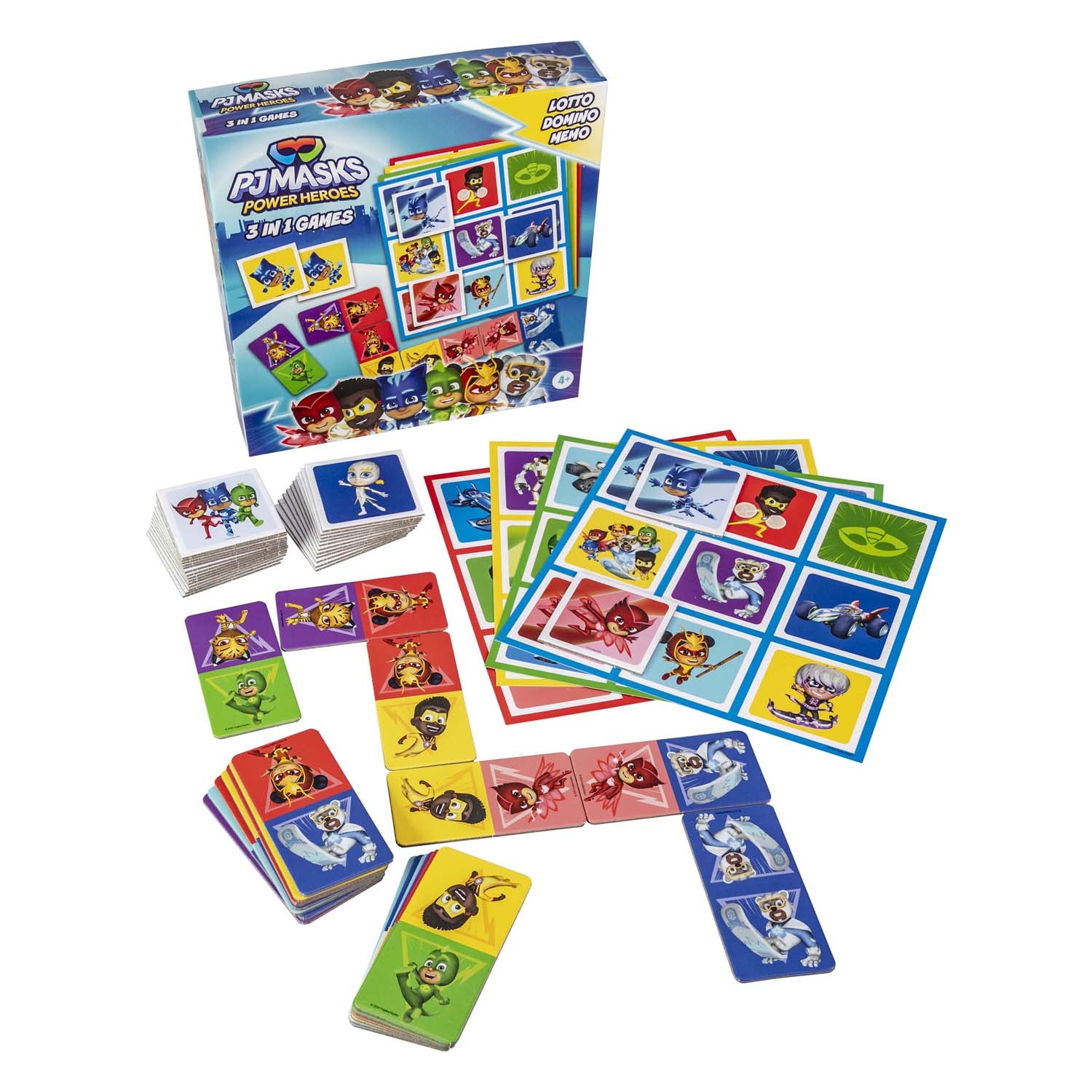 Selecta Pj Masks 3in1 Memo Lotto Domino
