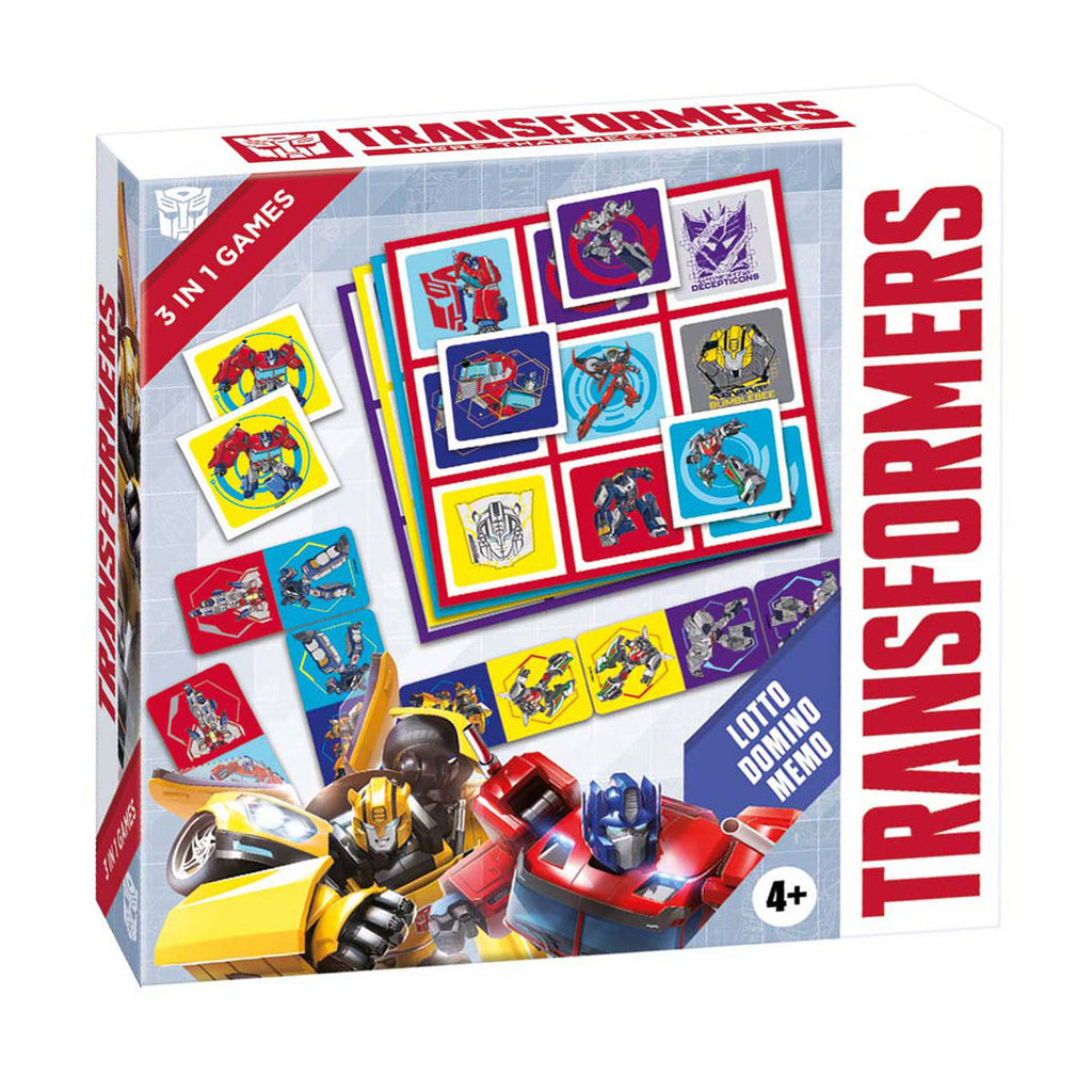 Selecta Transformers 3in1 Memo-Lotto-Domino