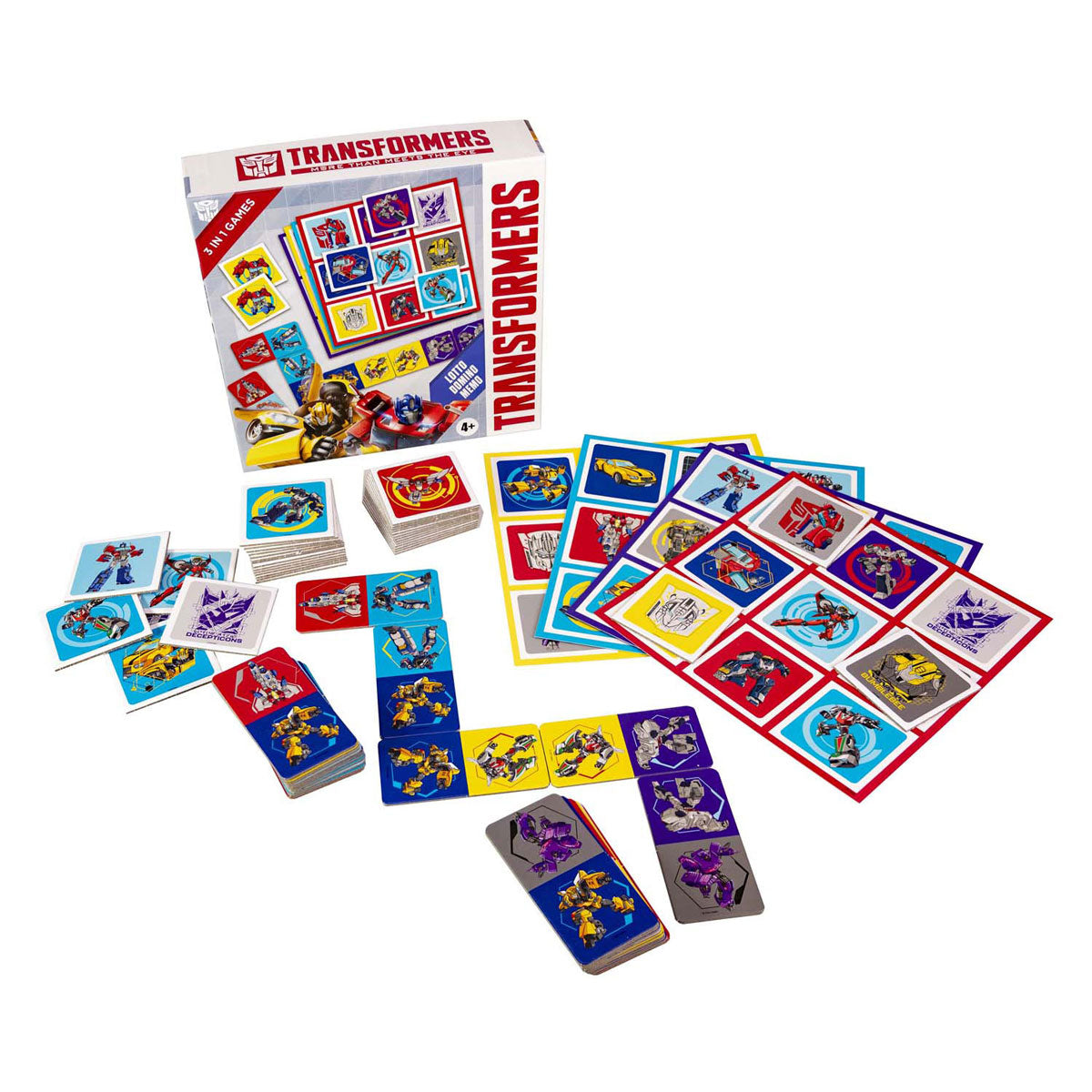 Selecta Transformers 3in1 Memo-Lotto-Domino
