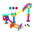 Selecta Picassotiles Kugelbahn - magnetische Bausteine ​​- 50 Stück.